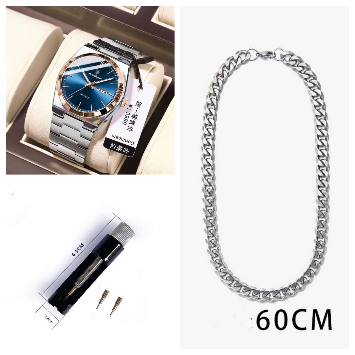 Men's Ultra-Thin Waterproof Watch Ultra-thin Men's Watch Waterproof Lumino | Ectron Online