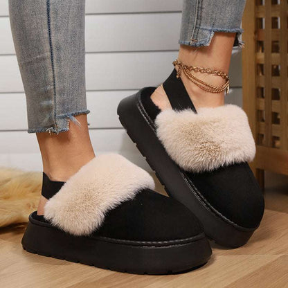 Warm Cotton Snow Shoes – Thick Sole with Elastic Band Comfort Elastic Band Snow Thick Soled Warm Cotto | Ectron Online