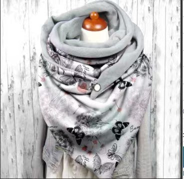 Women's Fashion Leisure Warm Clip Scarf