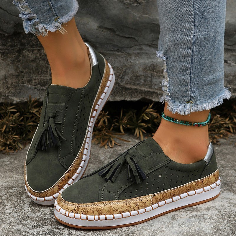Tassel Flats Loafers Women Casual Cozy Shoes Tassel Flats Loafers Women Casual Cozy S | Ectron Online