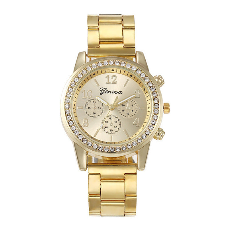 New Women's Watch Suit Quartz Diamond Watch