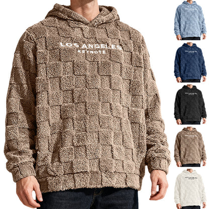 Men's Hooded Embroidered Loose Leisure Sports Hooded Sweater