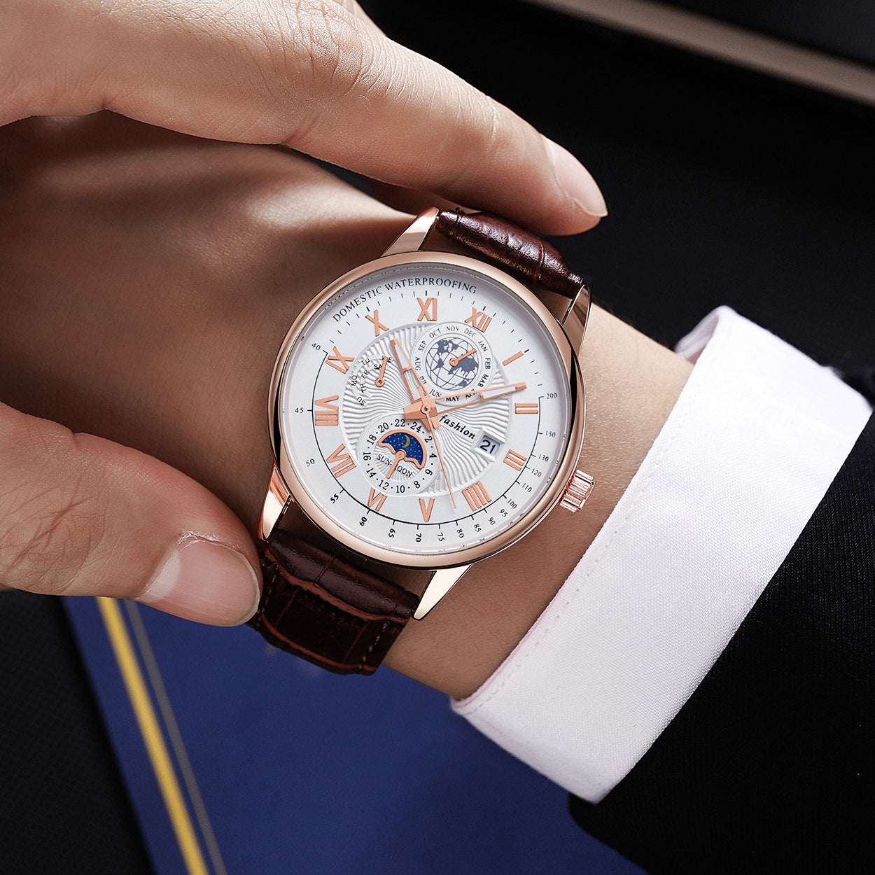 Men's Luminous Quartz Watch Men's Watch Non-mechanical Luminous Cale | Ectron Online