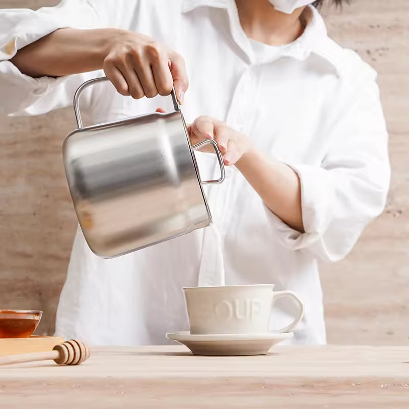 2L Stainless Steel Oil Filter Pot | Fine Mesh Strainer & Oil Storage Tank