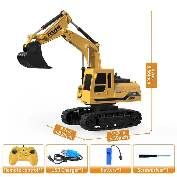 Model A 1:24 Alloy RC Excavator Model A 1: 2410-pass Alloy Excavator Rem | Ectron Online