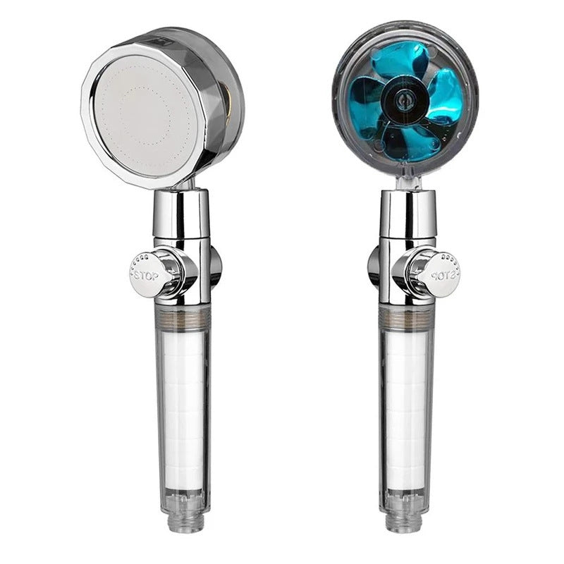 Turbo Propeller Shower Head with Water Saving & High Pressure Flow New Turbo Propeller Shower Head Water | Ectron Online