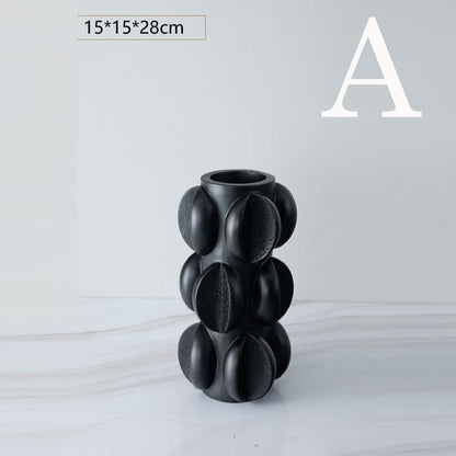 Vase Decoration Light Luxury Nordic Simple Modern Living Room Resin