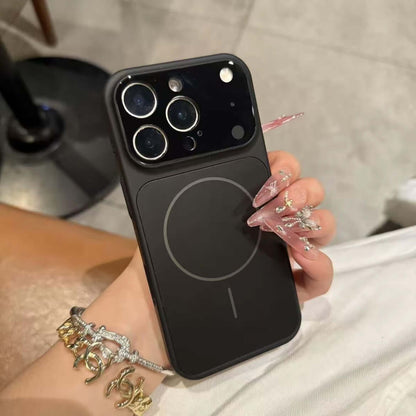 Magnetic Nano Frosted Glass Case for iPhone 17 16 15 | MagSafe Armor