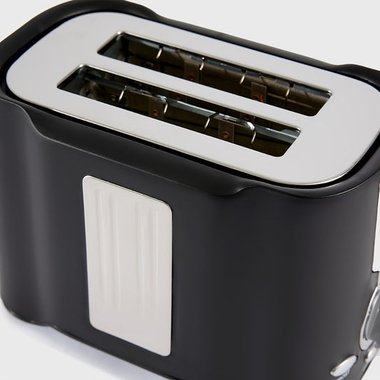 2-Slice Stainless Steel Toaster - Wide Slot Bread Toaster