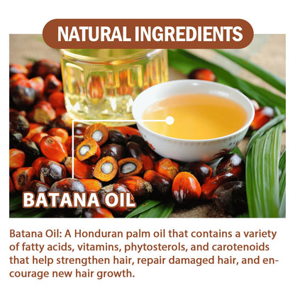 Raw Batana Oil from Honduras - Natural Hair Growth & Repair Treatment Batana Oil From Honduras - Get Fuller, T | Ectron Online