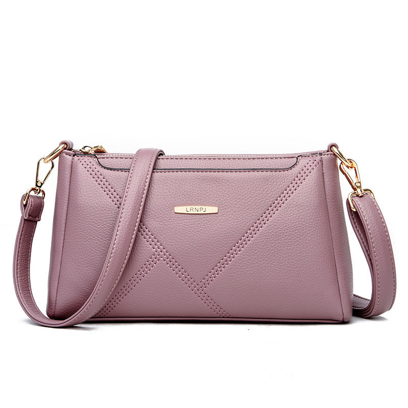 Texture Soft Leather Crossbody Bag for Fashionable Ladies Texture Soft Leather Crossbody Bag Fashi | Ectron Online