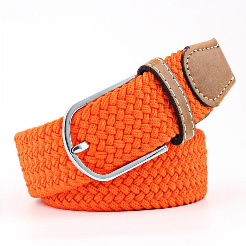 Women's Canvas Pants with Braided Belt Women's Canvas Belt Student Pants Casual | Ectron Online