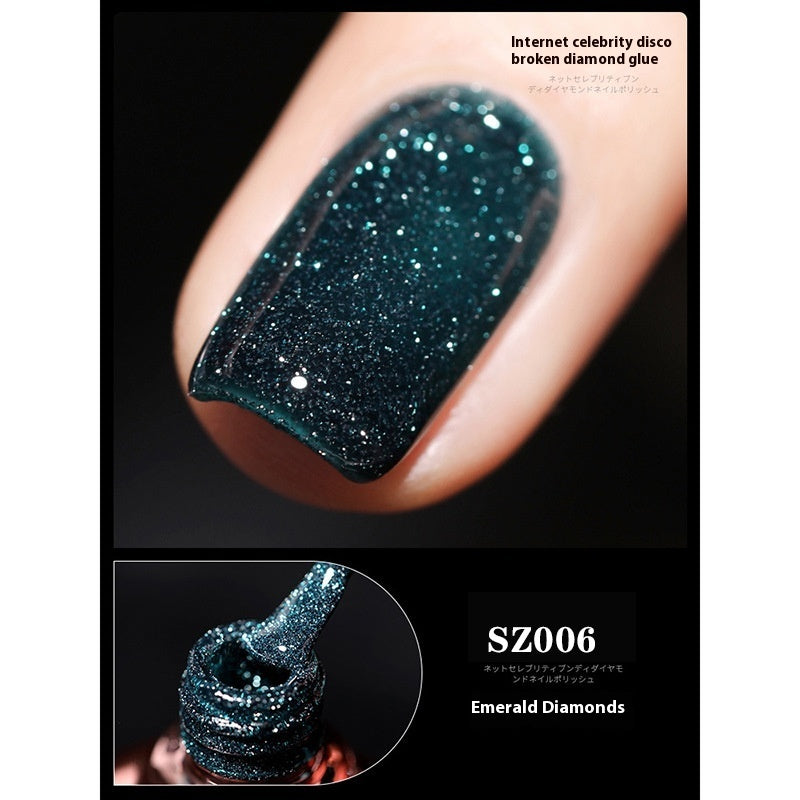 18-Color Disco Diamond Nail Gel – Glamorous Sparkle Nail Art Kits & Accessories | Ectron Online