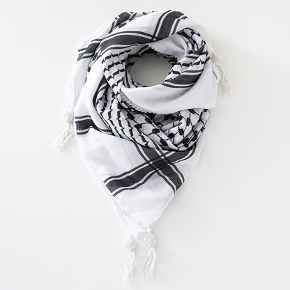 Men's Keffiyeh Jacquard Warp Knitting