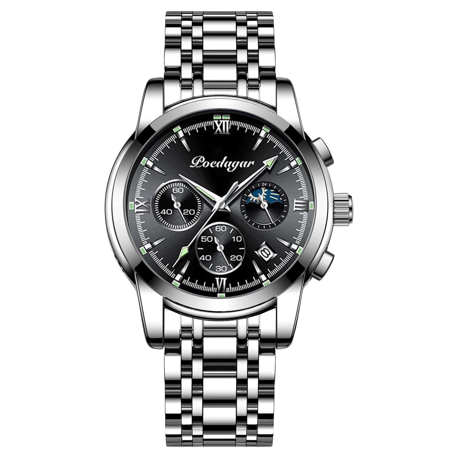 Men's Multi-Function Quartz Watch Multifunctional Men's Watch Luminous Wat | Ectron Online