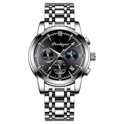 Men's Multi-Function Quartz Watch Multifunctional Men's Watch Luminous Wat | Ectron Online