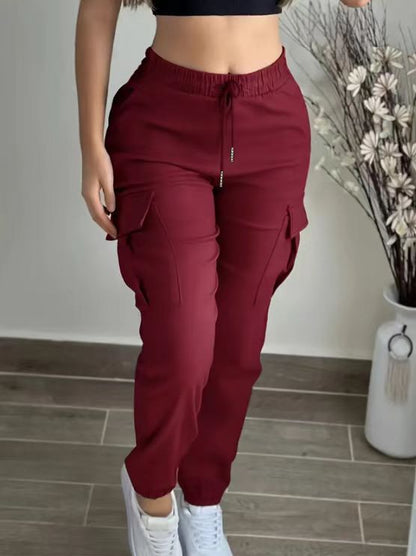 Women's Mountaineering Cargo Trousers Mountaineering Fashion Drawstring Women' | Ectron Online