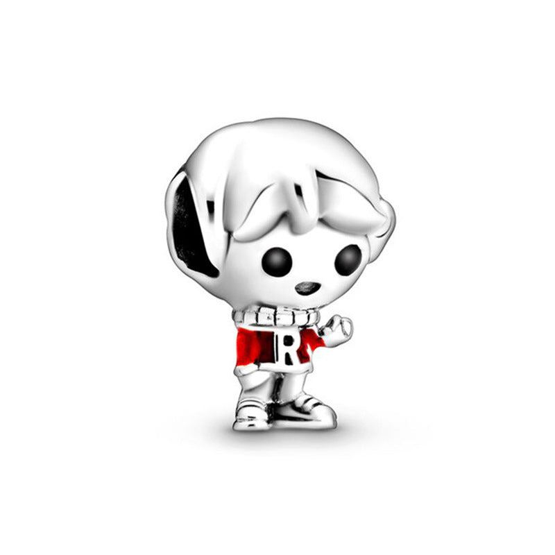Beads New White Copper Wings Owl Pendant - DIY Magic Ornament Beads | Ectron Online