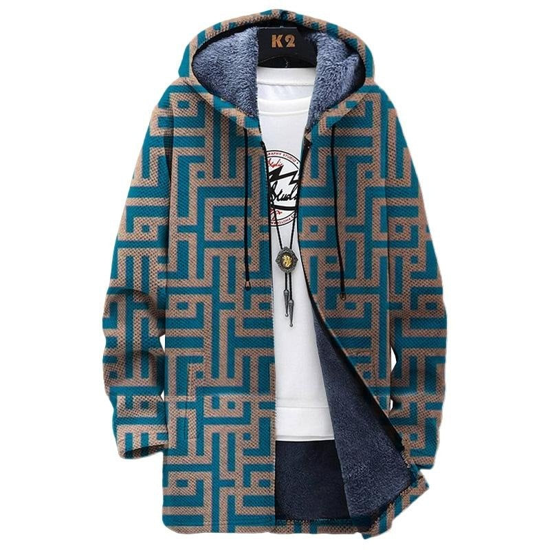 Men's Stylish Printed Jacket Men's Digital Printed Stand Collar Jacke | Ectron Online