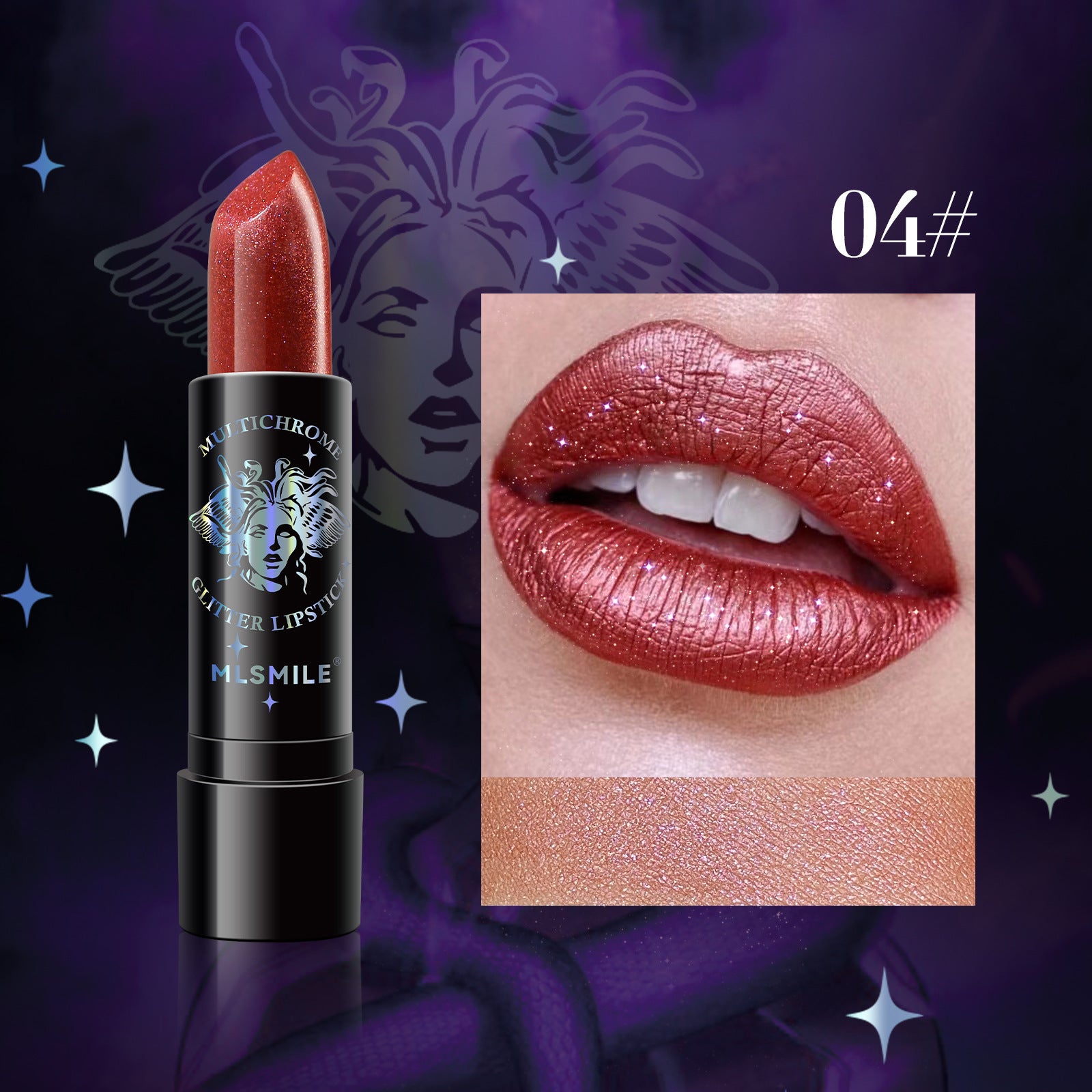 Pearl Sparkly Christmas Lipstick for Women Ladies Pearl Sparkly Christmas Lipstick | Ectron Online
