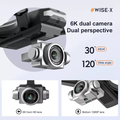 V14 Professional 6K HD Drone | Dual Camera WiFi FPV Quadcopter Kit V14 Professional Drone 6K HD Dual Camera | Ectron Online