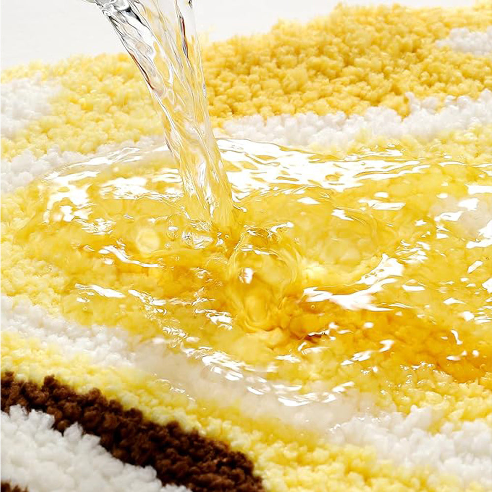 Cute Lemon Fruit Bath Mat | Non-Slip Absorbent Bathroom Rug