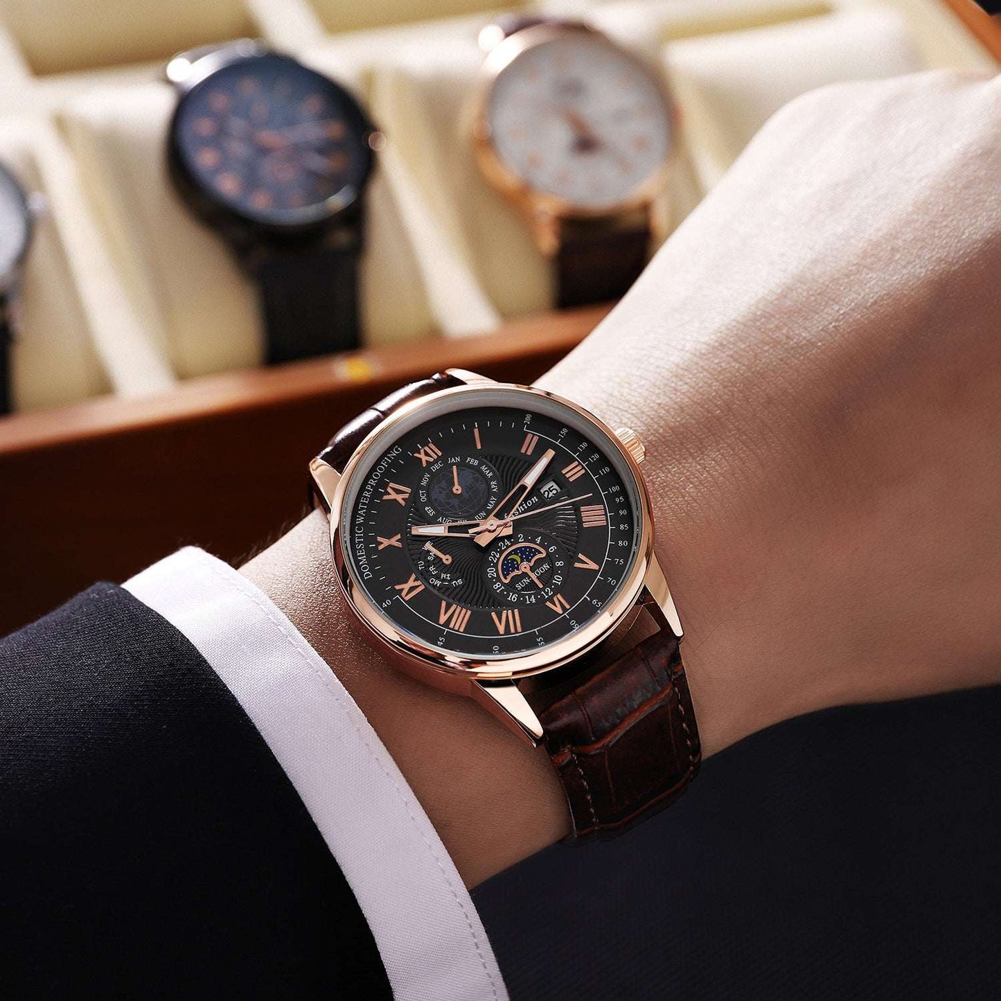 Men's Luminous Quartz Watch Men's Watch Non-mechanical Luminous Cale | Ectron Online