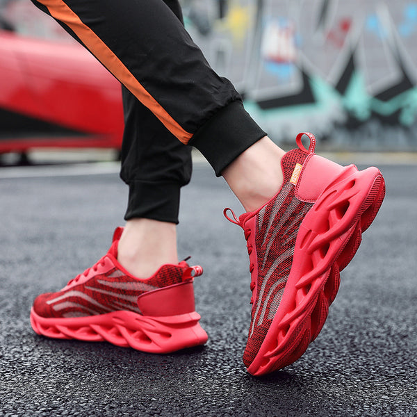 Trendy Men's Sneakers with a Blade Sole