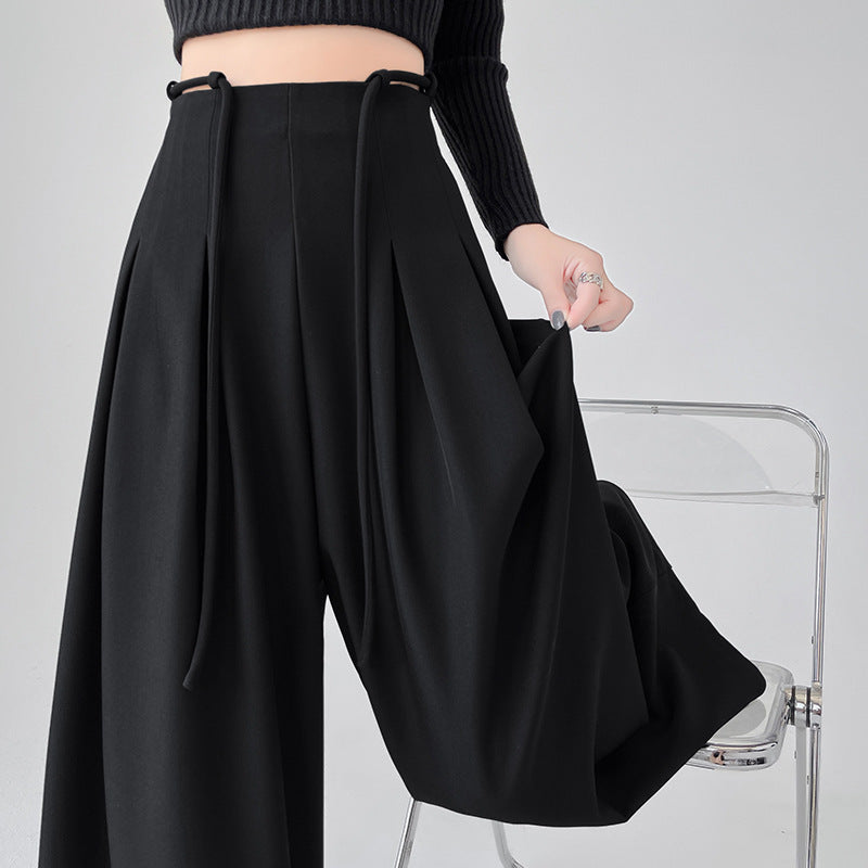 High Waist Drooping Loose - Loose Trousers Casual Pants High Waist Drooping Loose Loose Trousers | Ectron Online
