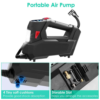 120 PSI Portable Tire Inflator - 90W High-Power Air Compressor 1Pc Portable Tire Inflator 120 PSI Maxim | Ectron Online