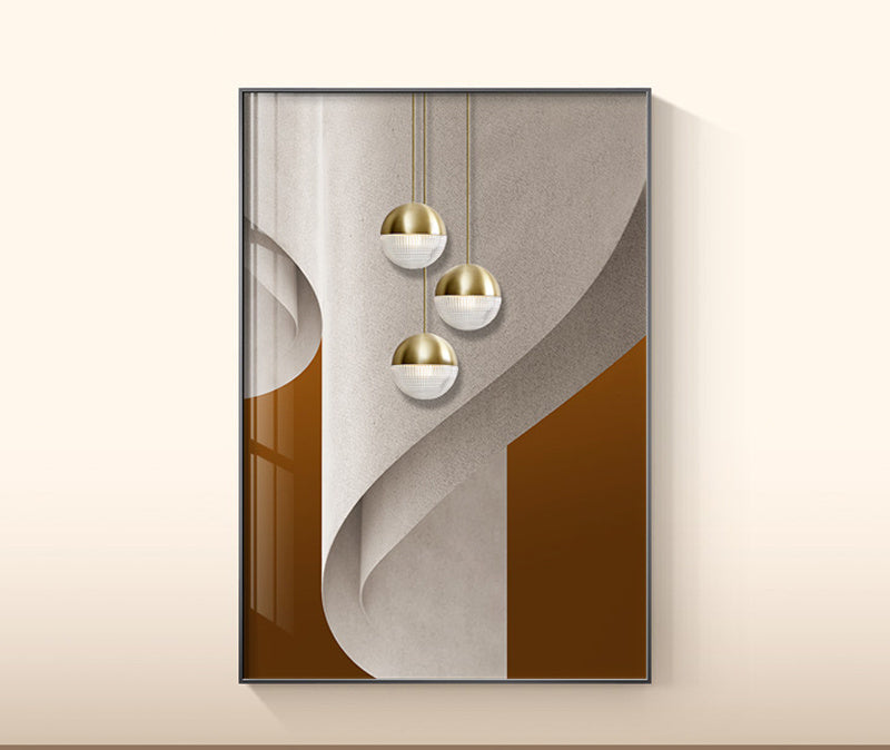 Green Wall Decor | Leaf-Themed Canvas Art Plant Leaf Wall Art Canvas Painting | Ectron Online