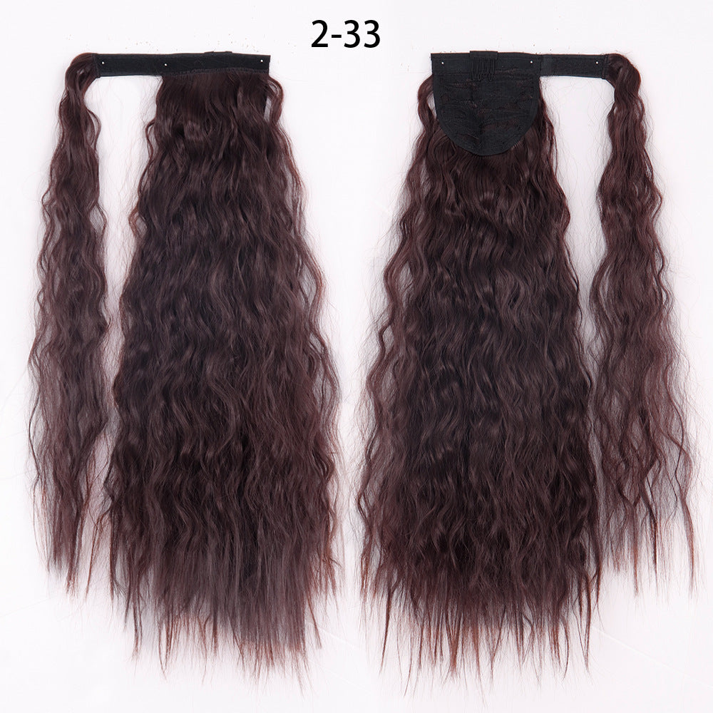 Water Wave Ponytail Wig - Elegant & Easy Style Ponytail Wig Water Wave Velcro Banding C | Ectron Online