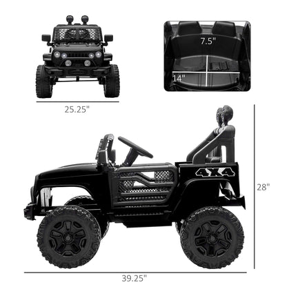 12V Kids Off-Road Ride On Truck - Battery Powered Car w/ Remote 12V Battery Powered Kids Ride On Car Off | Ectron Online