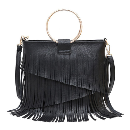 Iron Portable And Fashion New Irregular Tassel Bag