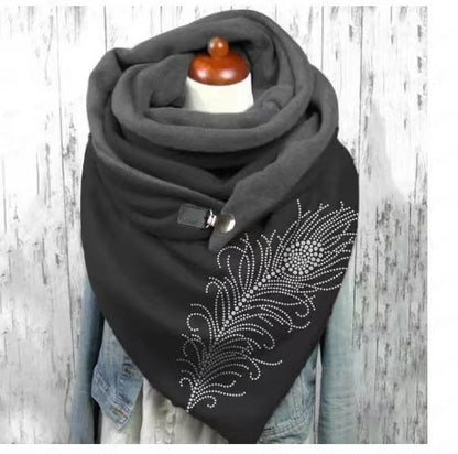 Women's Fashion Leisure Warm Clip Scarf