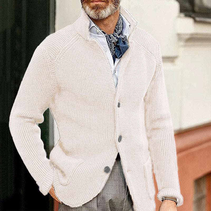 Casual Long Sleeve Knitted Coat Casual Long Sleeve Solid Color Knitted C | Ectron Online