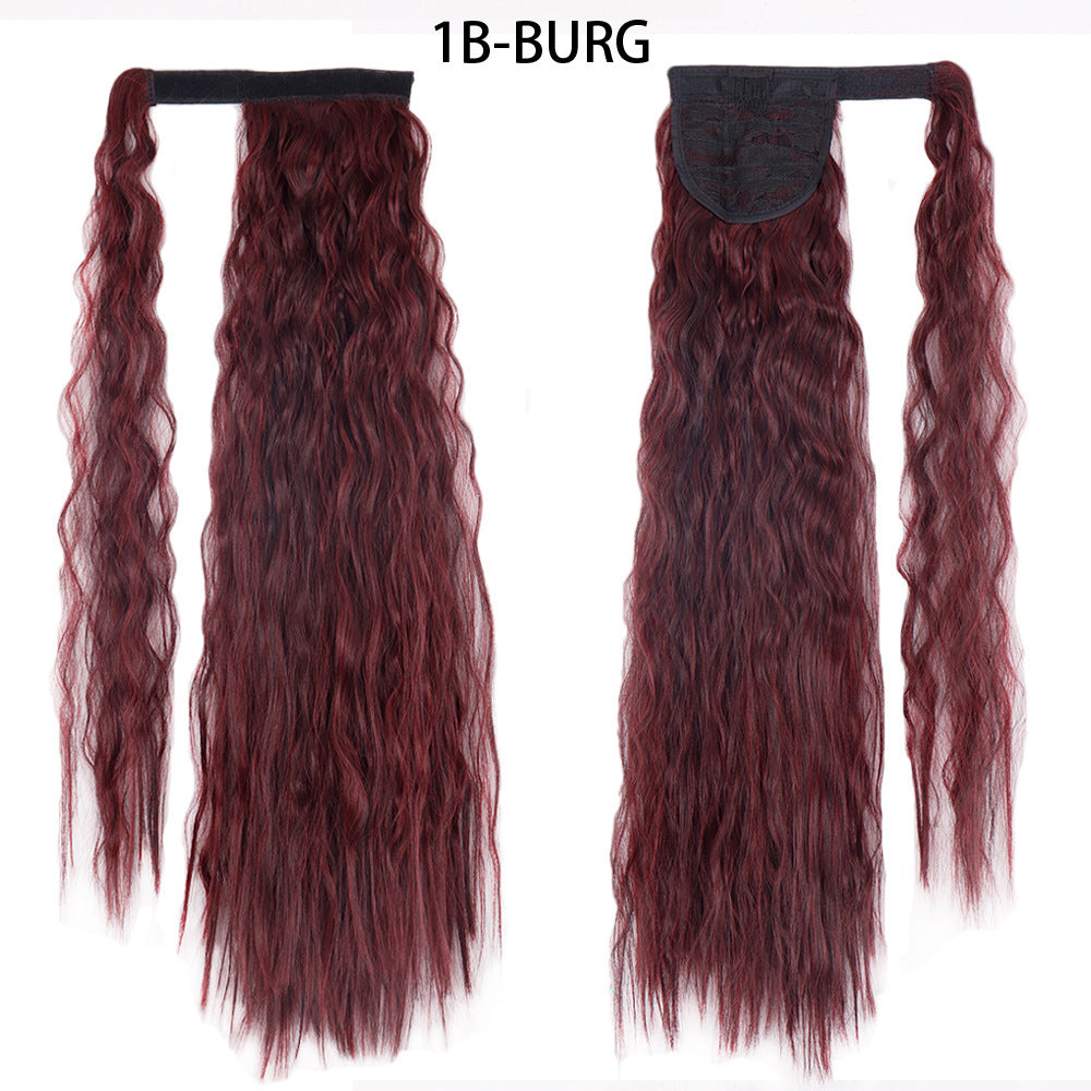 Water Wave Ponytail Wig - Elegant & Easy Style Ponytail Wig Water Wave Velcro Banding C | Ectron Online