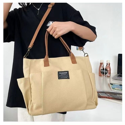 Large Capacity Canvas Shoulder Bag | Women's Commuting Handbag Edit Large Capacity Shoulder Canvas Bag, Comm | Ectron Online