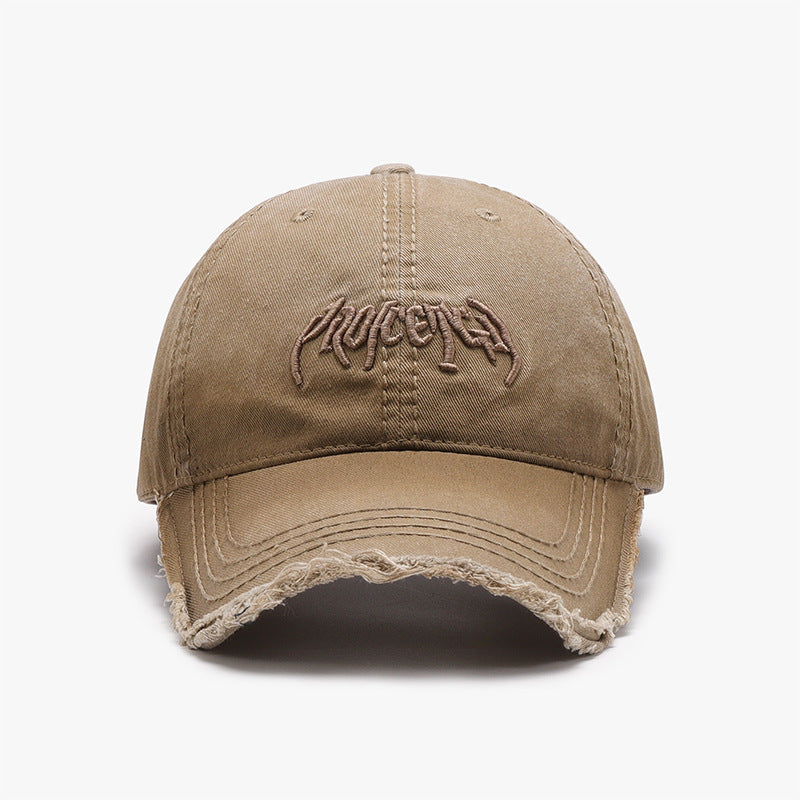 3D Embroidered Men’s Baseball Cap – Adjustable Cotton Dome Hat Letter Three-dimensional Embroidery Soft | Ectron Online
