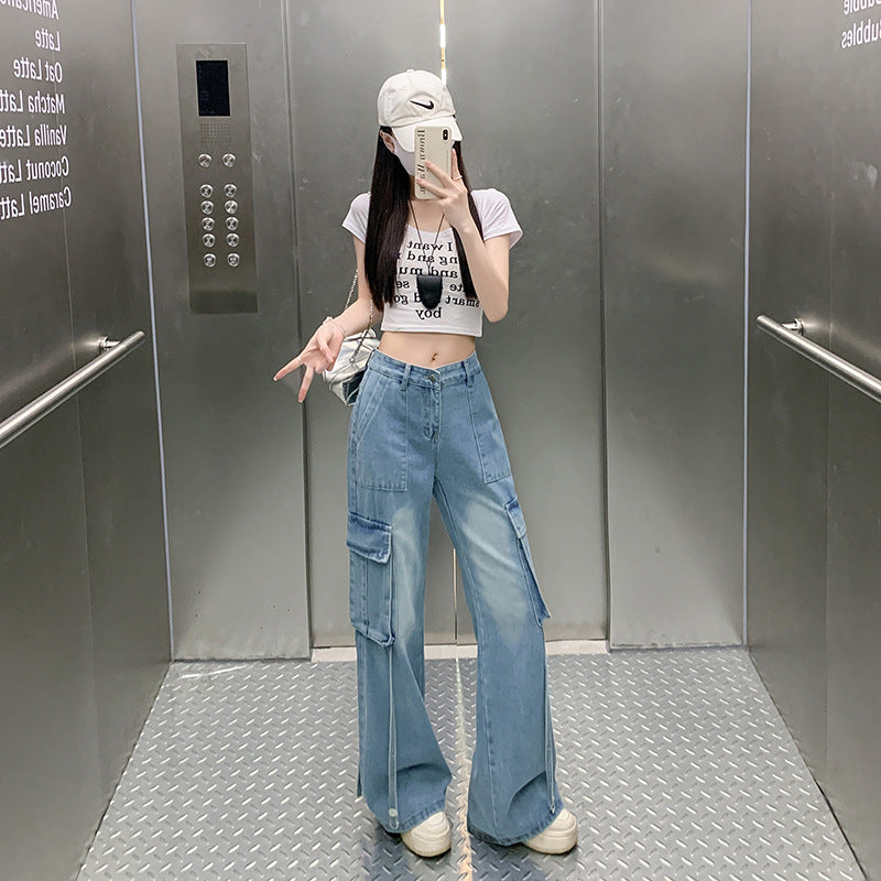 Figure-Flattering Straight-Leg Floor-Length Pants