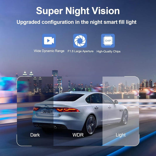 Dual Dash Cam Front and Rear Dash Cam Front And Rear Camera 1080P Dua | Ectron Online