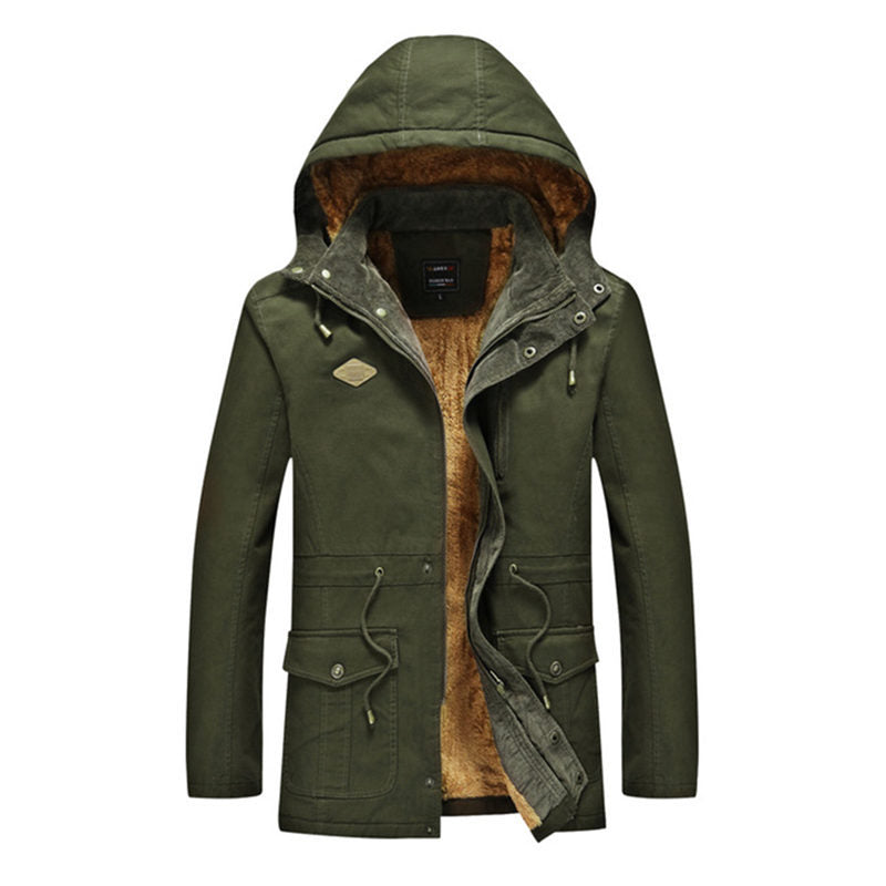 Fashion Thick Men Cotton Warm Jacket