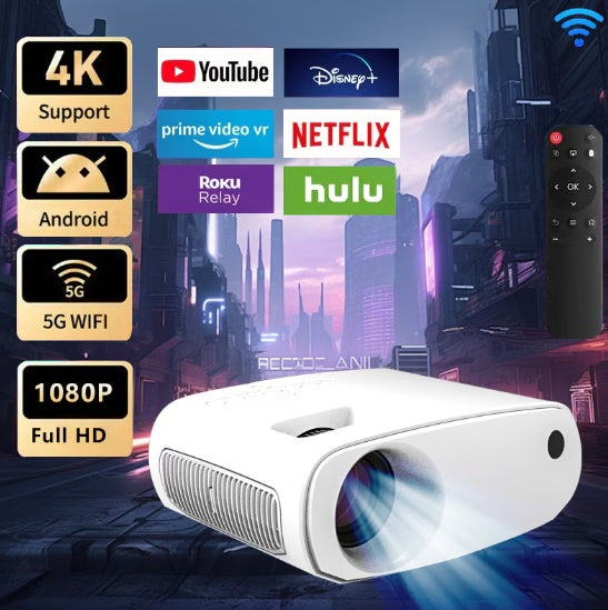 Portable Mini HD Projector | Home Cinema & Outdoor Movie Theater
