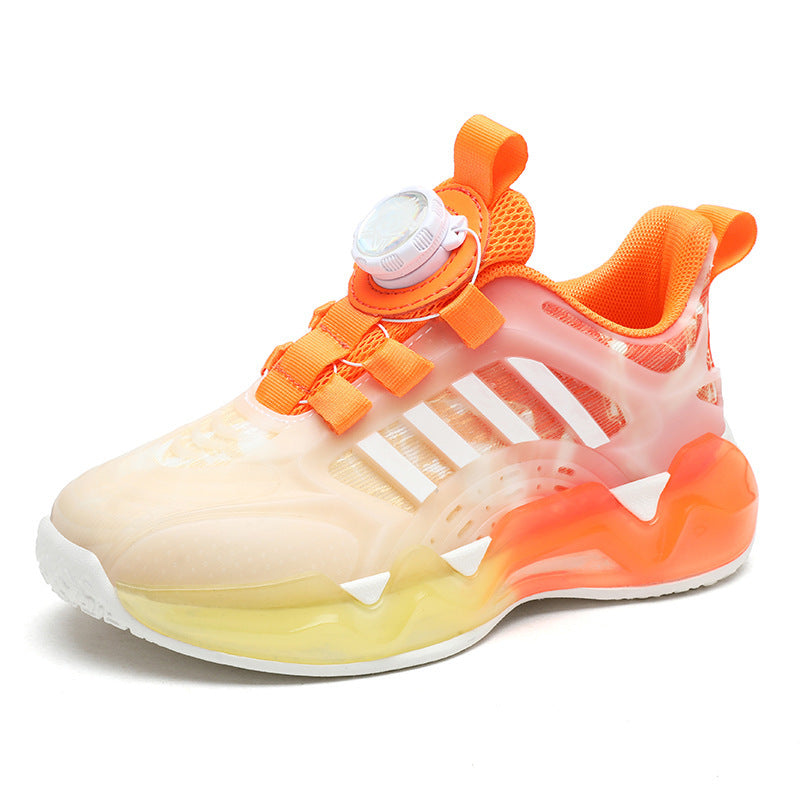 Kids' Rotating Button Shoes | Boys' Non-Slip Soft Bottom Children's Shoes Rotating Button Boy Non | Ectron Online
