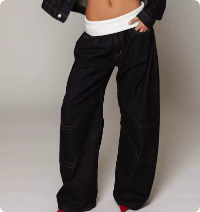 Women's Loose Straight-Leg Jeans