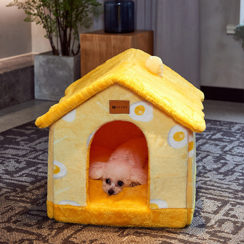 Cozy Pet Cave | Winter Pet Shelter Pet Nest | Ectron Online