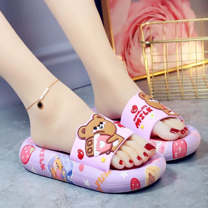 Cartoon Thick Flip-flops Home Indoor Non-slip Soft Bottom Cartoon Thick Flip-flops Home Indoor Non | Ectron Online