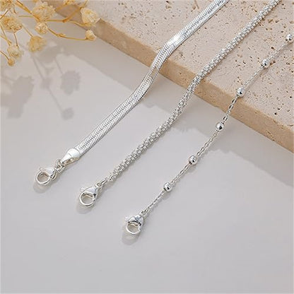 Exquisite Twist Bracelet Stainless Steel Layered Wear Snake Bones Chain