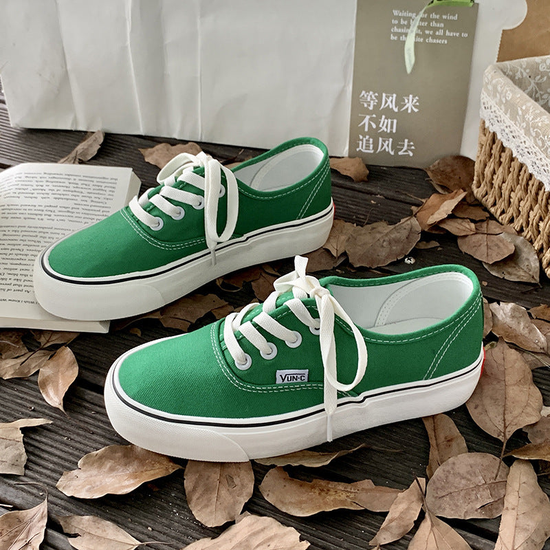 Student All-Match White Canvas Shoes - Trendy & Comfy Fashion All-match Student White Shoes Tr | Ectron Online