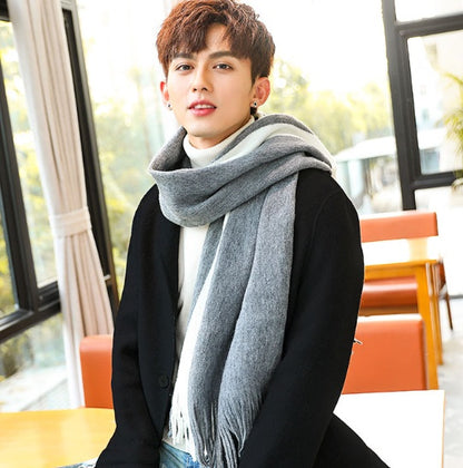 Men Scarves Can Match Colors Fashion Men's Scarves | Ectron Online